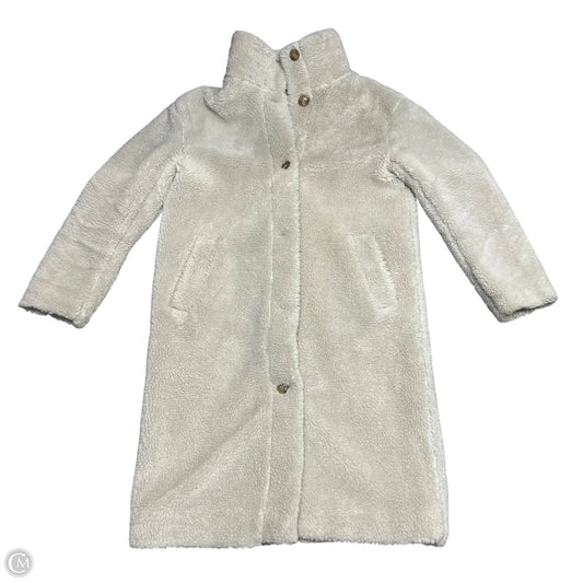 Coat Faux Fur & Sherpa By Gap In Cream, Size: S