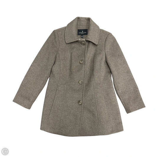 Coat Peacoat By London Fog In Taupe, Size: S