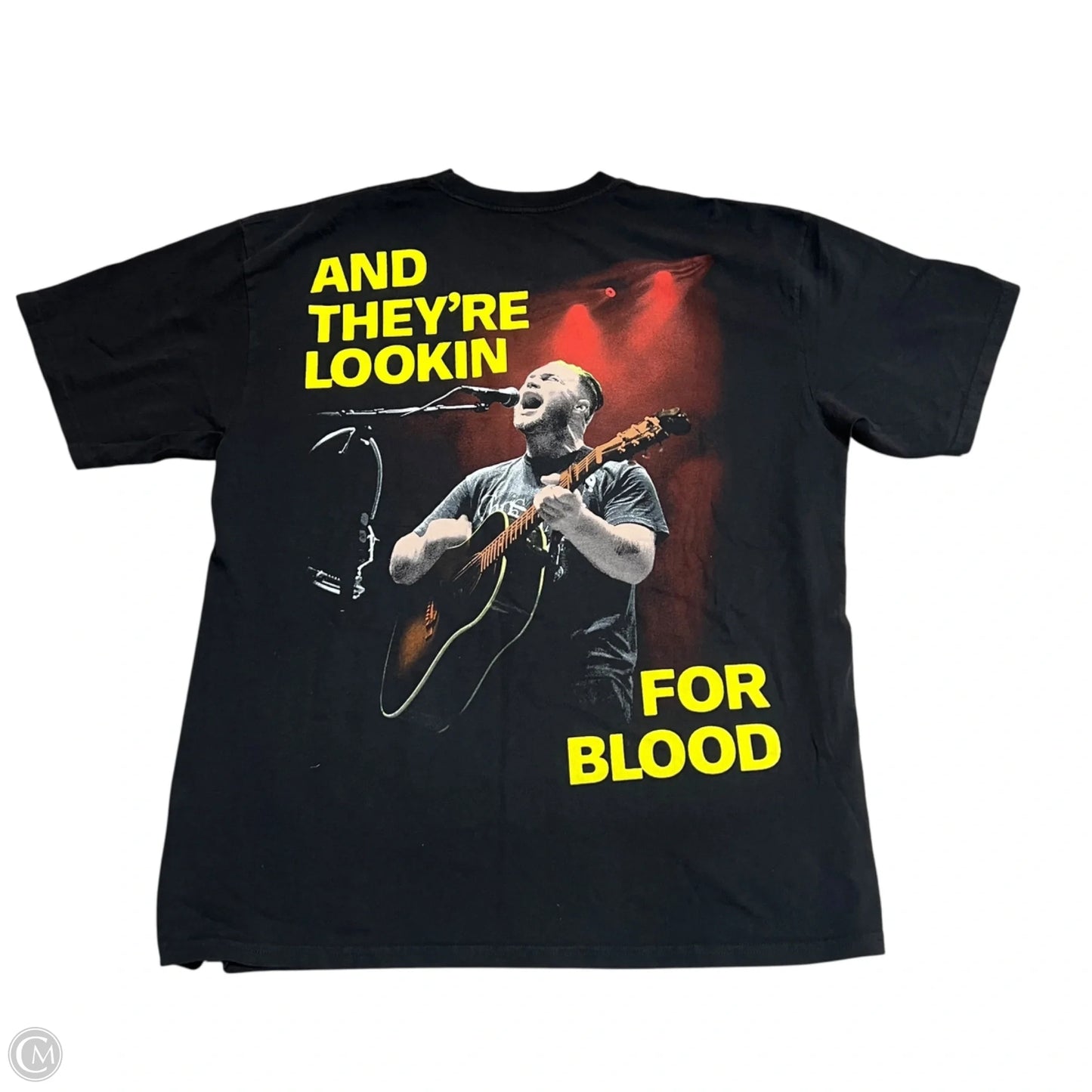 Top Short Sleeve By Zach Bryan In Grey & Red, Size: Xxl