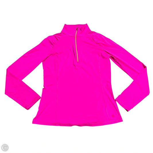 Top Long Sleeve Designer By Lilly Pulitzer In Pink, Size: M