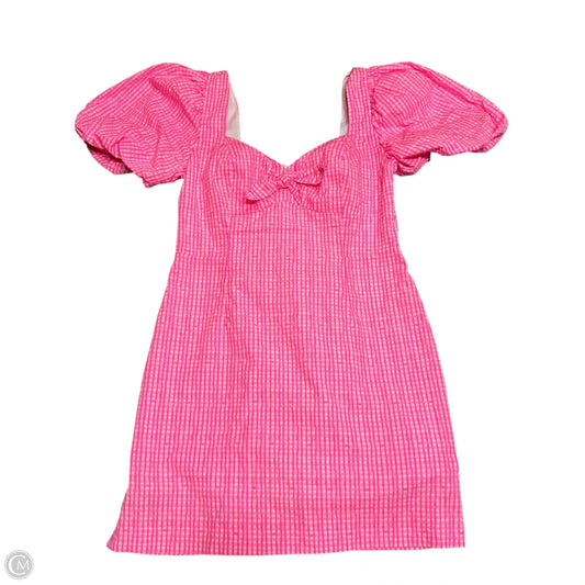 Dress Designer By Lilly Pulitzer In Pink & White, Size: S