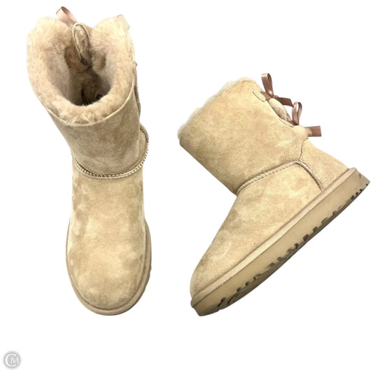 Boots Designer By Ugg In Beige, Size: 8