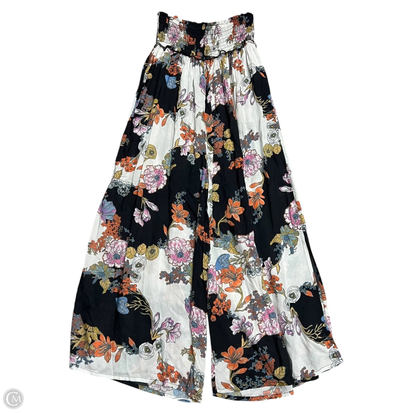 Pants Wide Leg By Anthropologie In Black & Orange, Size: 0