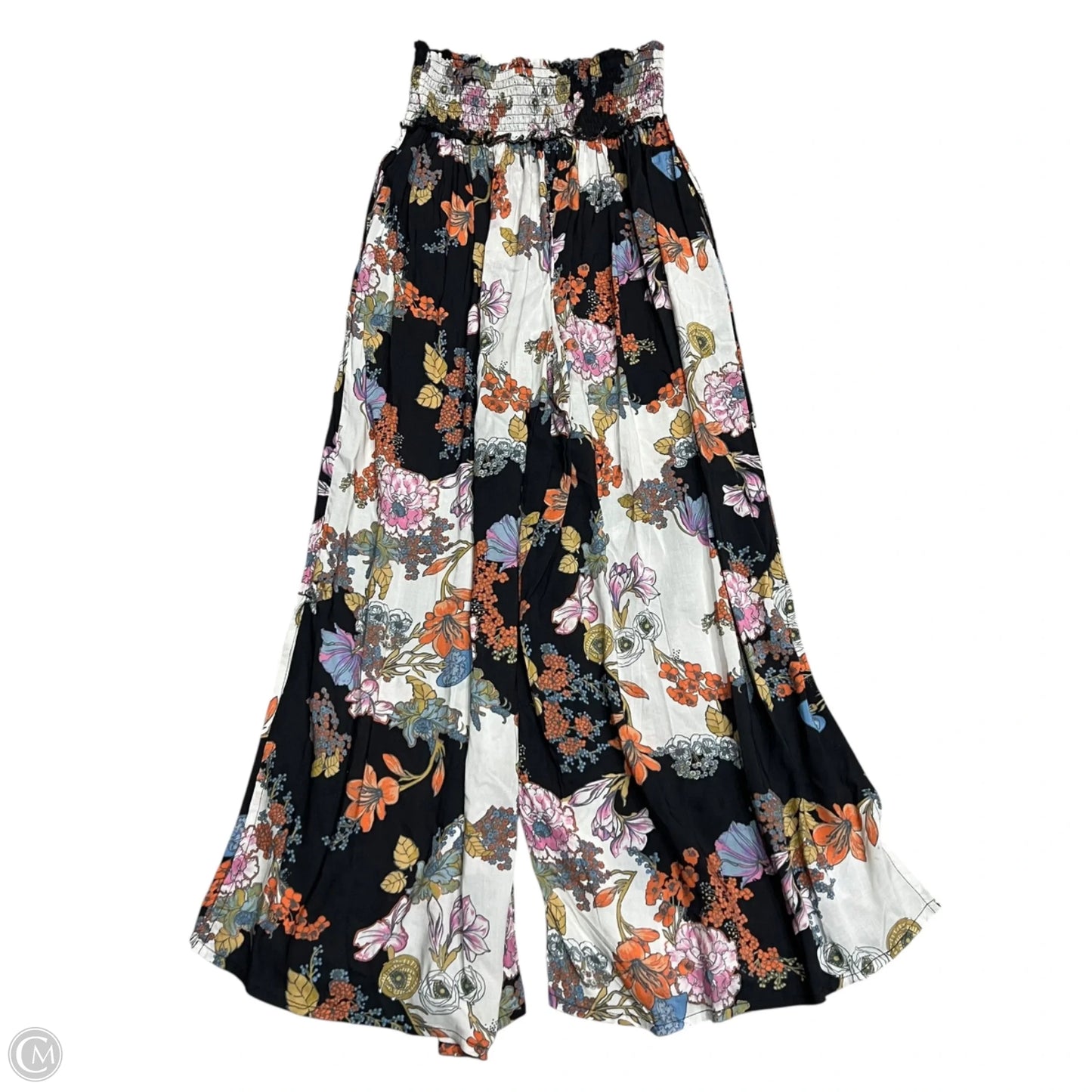 Pants Wide Leg By Anthropologie In Black & Orange, Size: 0