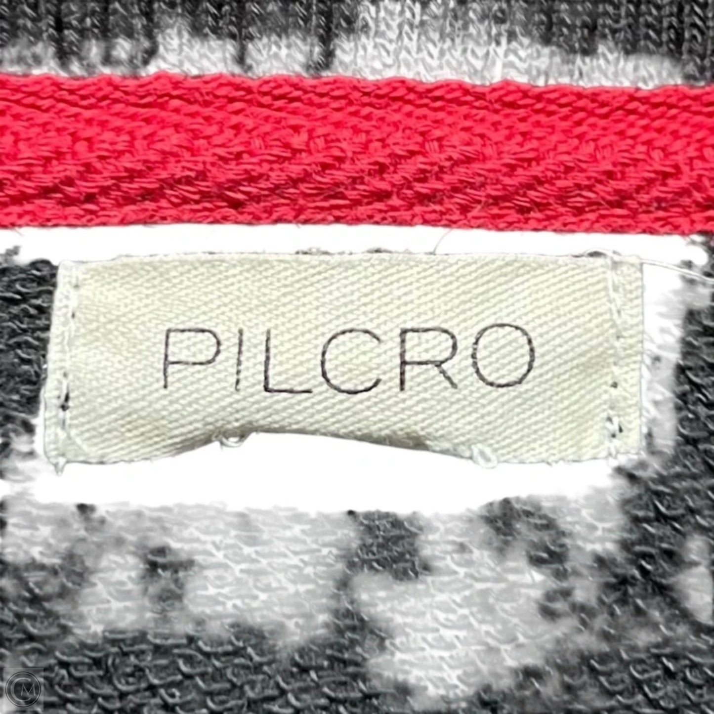 Sweatshirt Crewneck By Pilcro In Black & Red, Size: Xs