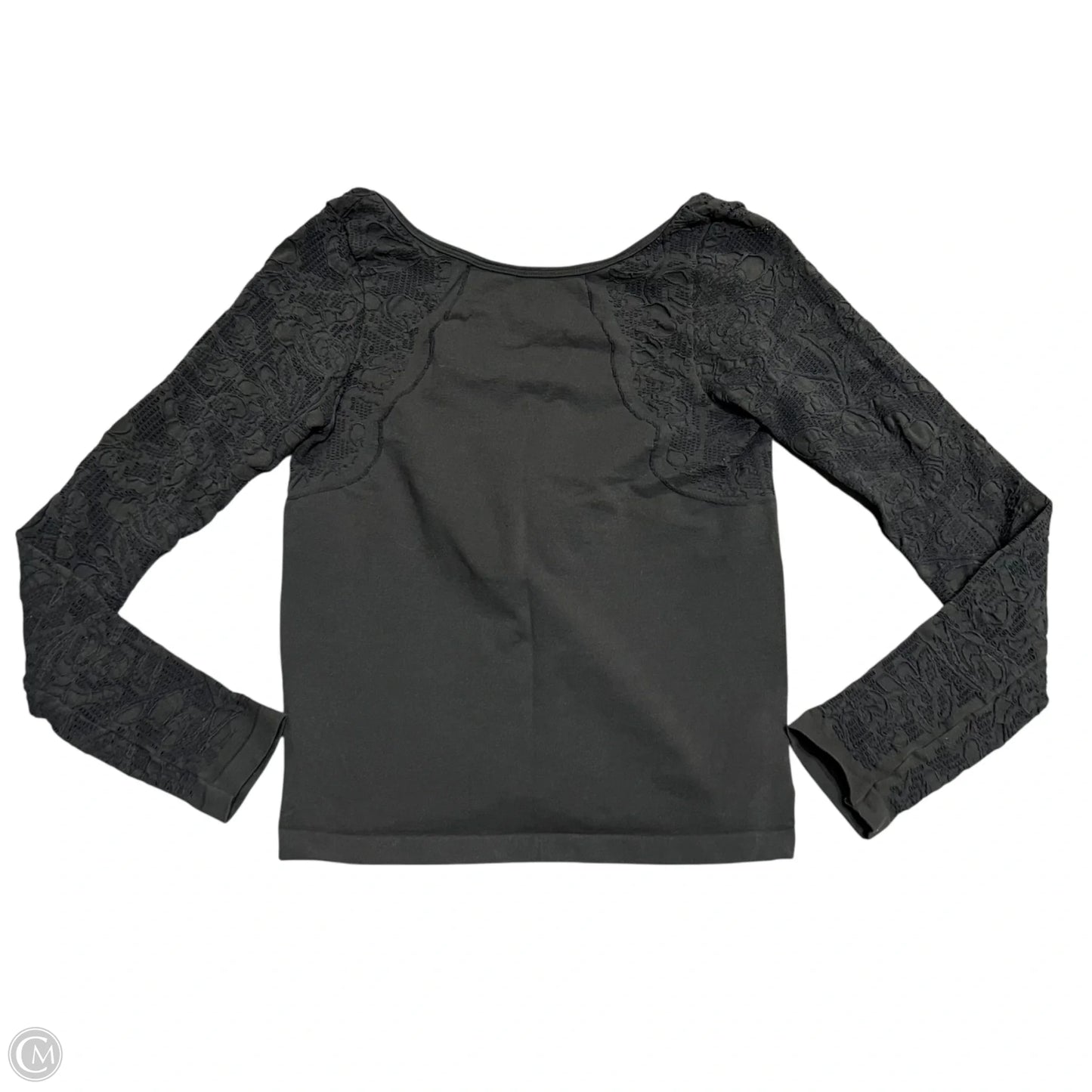 Top Long Sleeve Basic By Anthropologie In Grey, Size: S