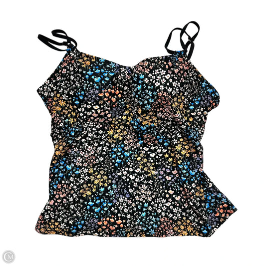 Swimsuit Top By Sunsets In Floral Print, Size: L