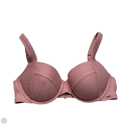 Swimsuit Top By Pink In Mauve, Size: L