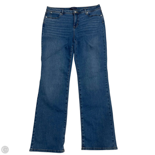 Jeans Boot Cut By Talbots In Blue Denim, Size: 12