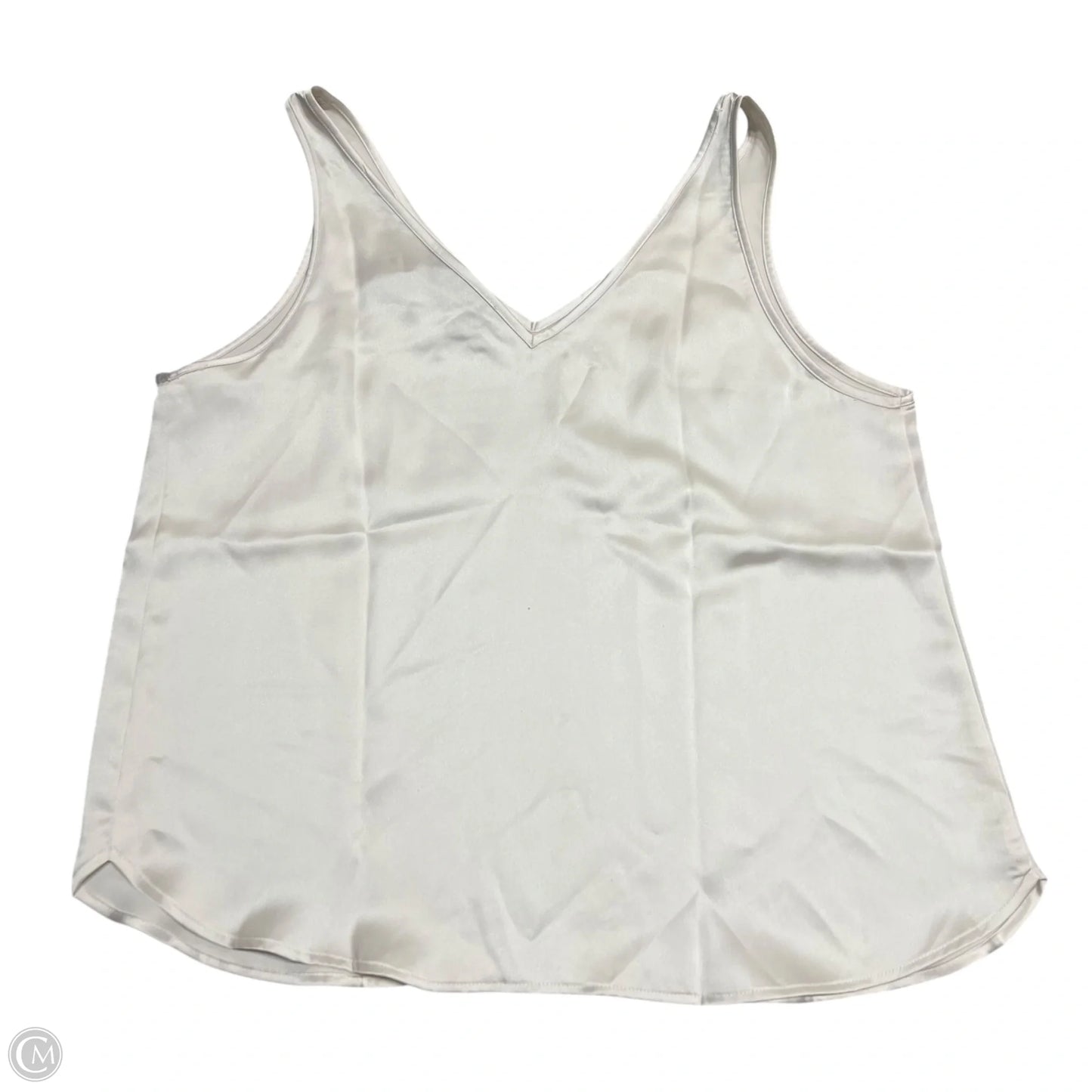 Top Sleeveless By Loft In Cream, Size: M