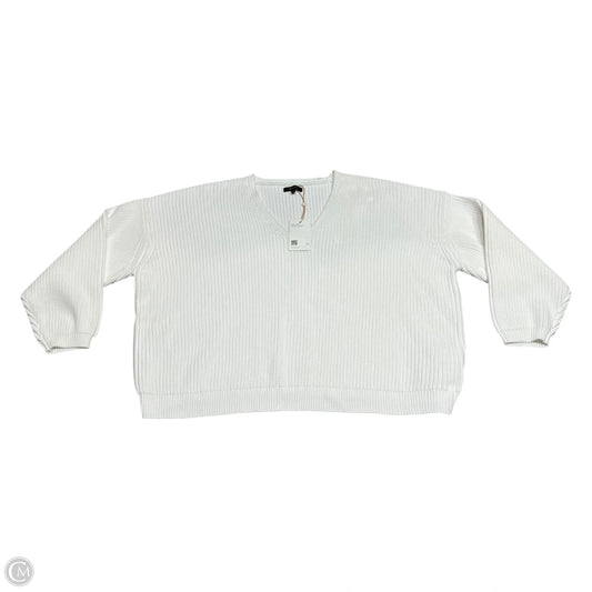 Sweater By Quince In Cream, Size: 2x