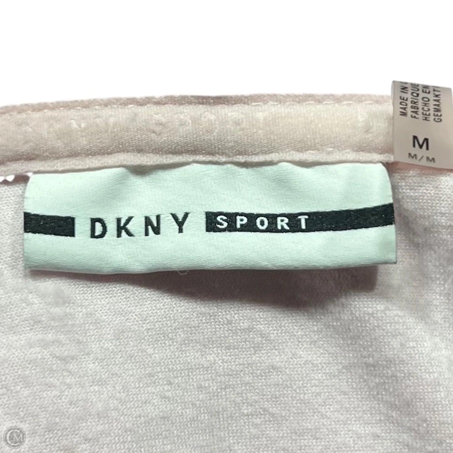 Sweatshirt Hoodie By Dkny In Pink, Size: M