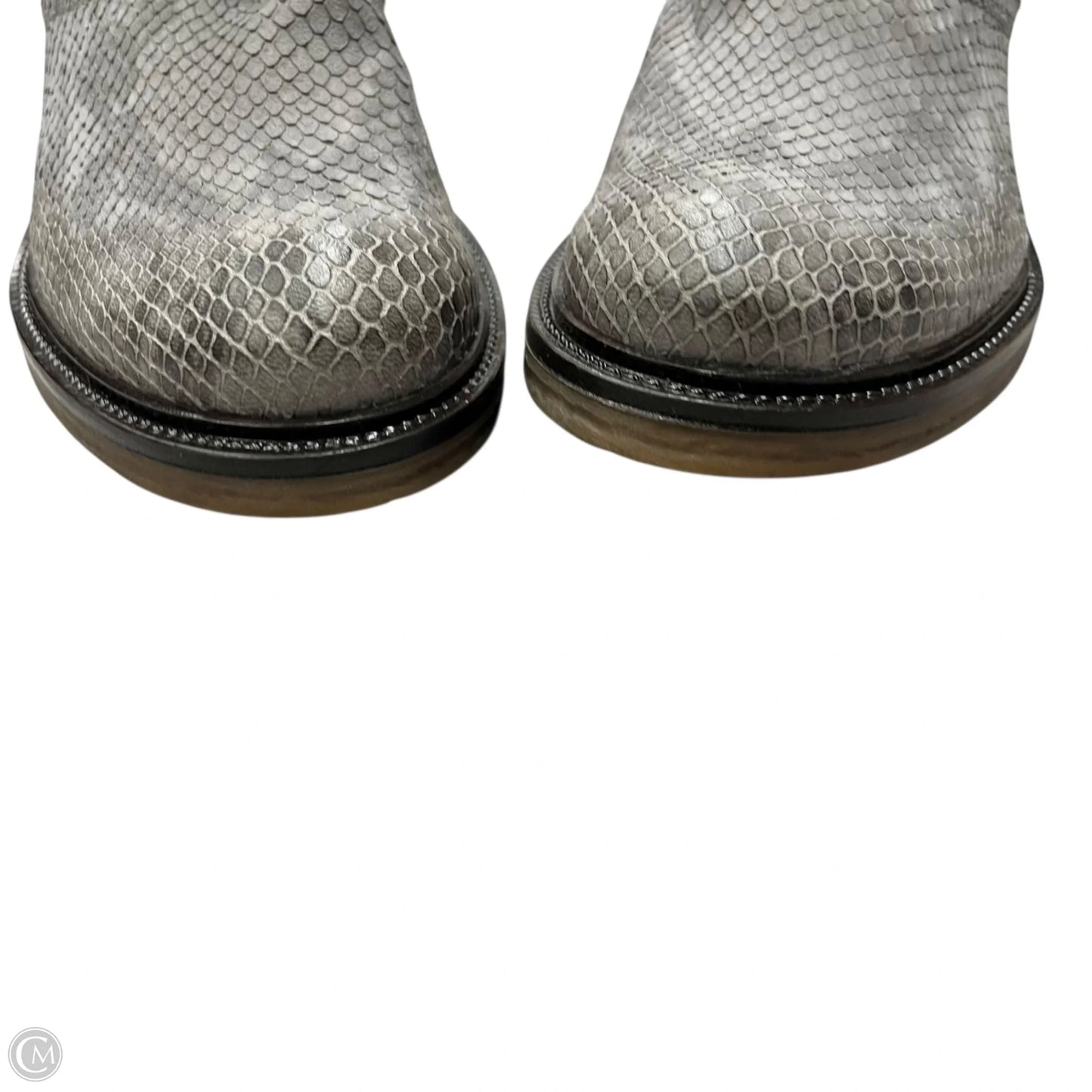 Boots Ankle Heels By Josef Seibel In Grey, Size: 7.5