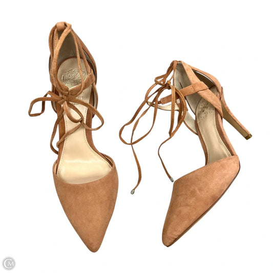 Shoes Heels Stiletto By Vince Camuto In Tan, Size: 7