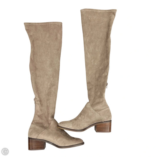 Boots Knee Heels By Steven Ross In Brown, Size: 7