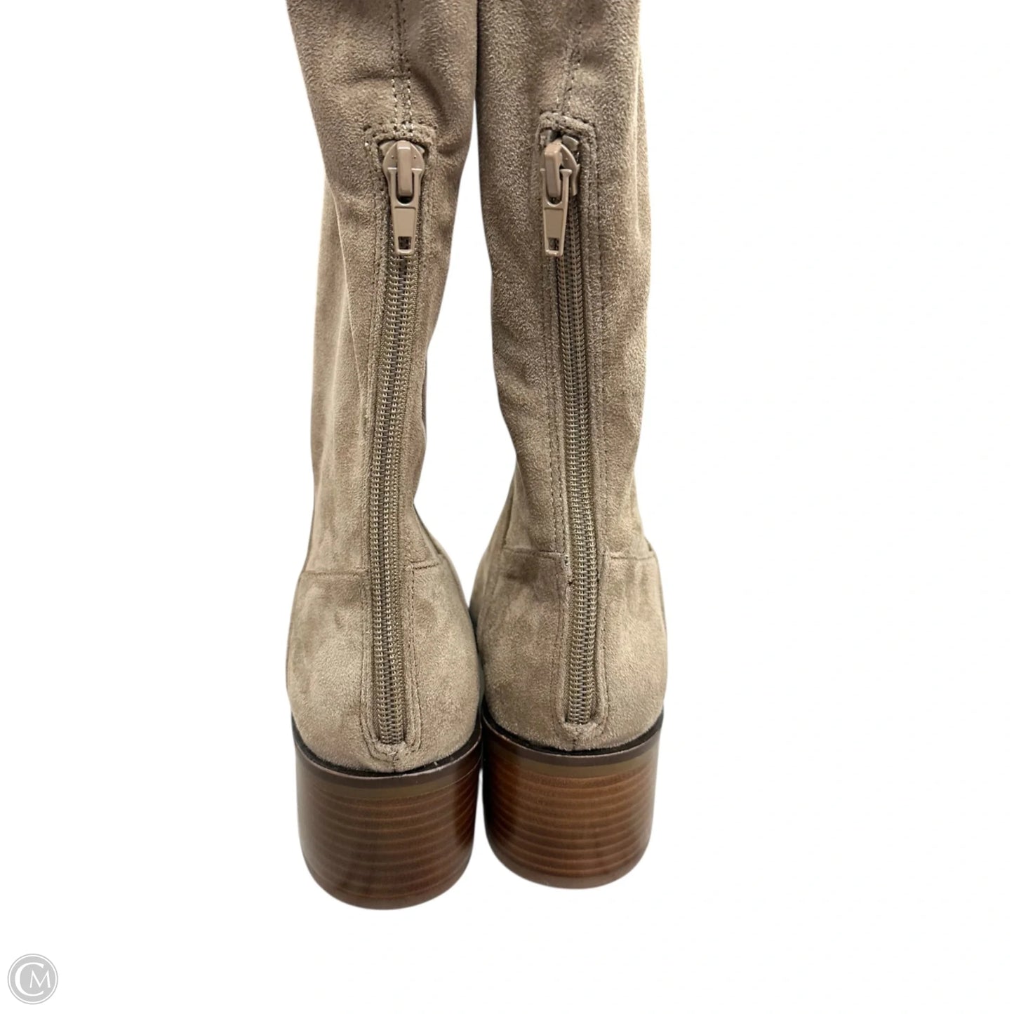 Boots Knee Heels By Steven Ross In Brown, Size: 7
