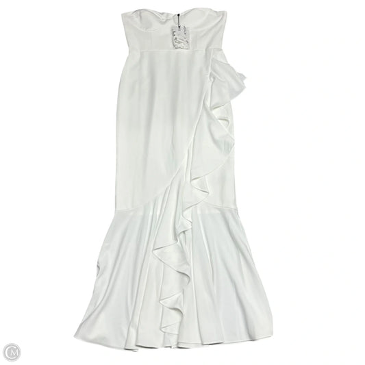 Dress Party Long By Dress The Population In Cream, Size: Xl