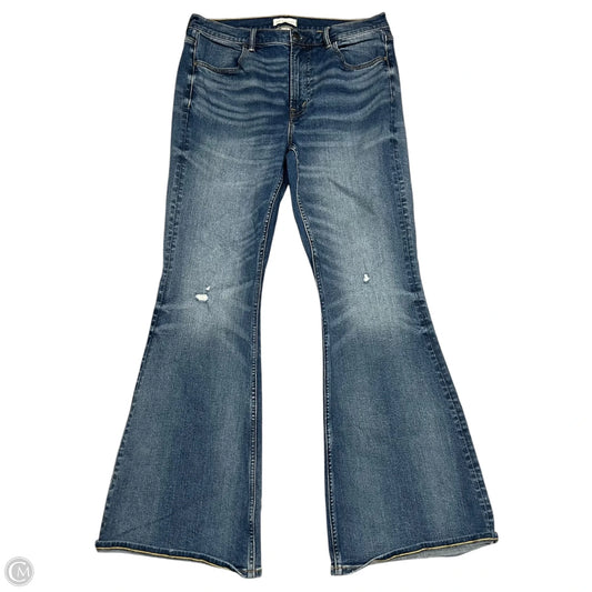 Jeans Flared By Ae77 In Blue Denim, Size: 12