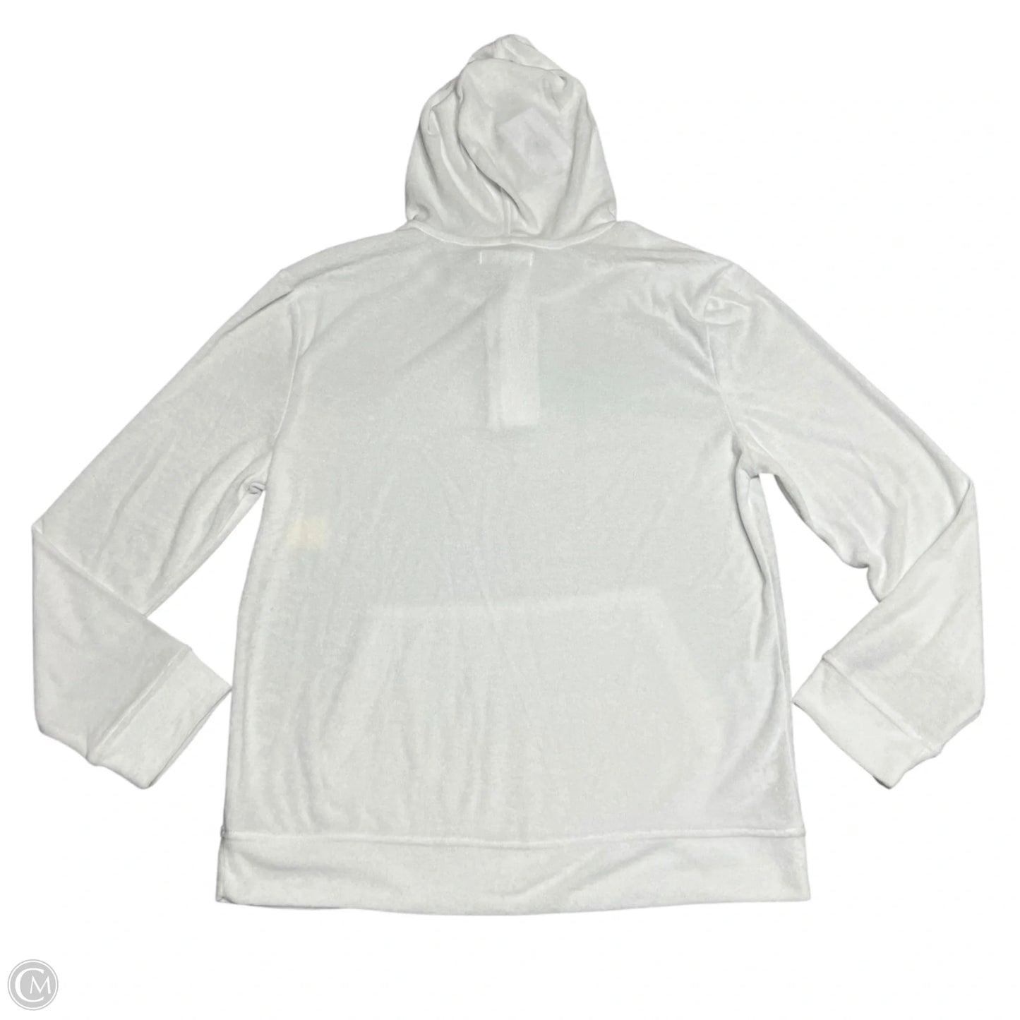 Sweatshirt Hoodie By Vintage Summer  In White, Size: M