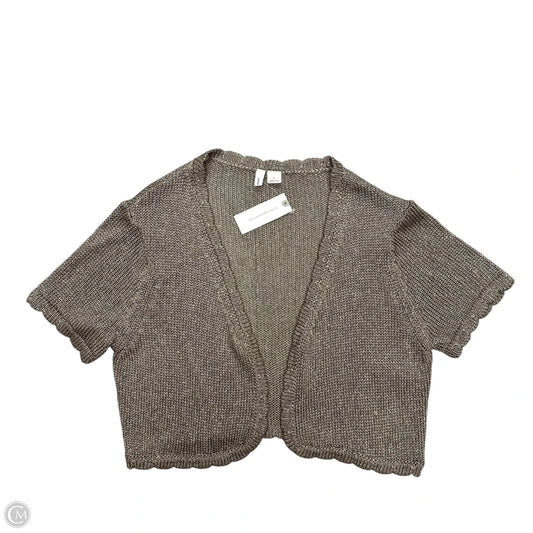 Sweater Cardigan By Moth In Taupe, Size: S