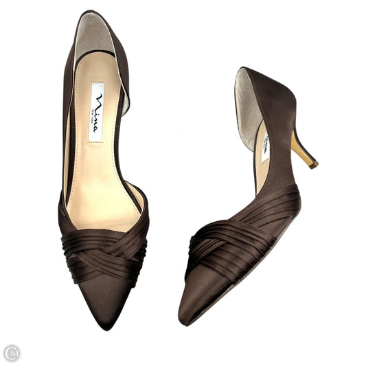 Shoes Heels Kitten By Nina In Black, Size: 9.5