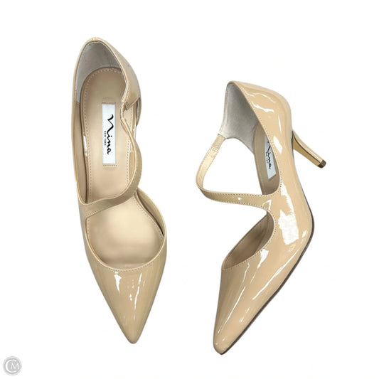 Shoes Heels Kitten By Nina In Brown, Size: 9.5