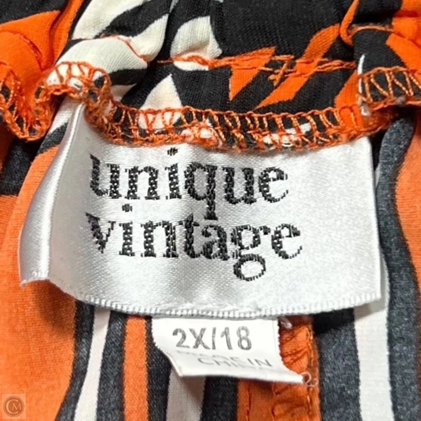 Skirt Mini & Short By Clothes Mentor In Black & Orange, Size: 20