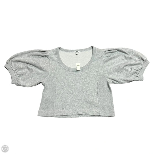 Sweater Short Sleeve By Aerie In Grey, Size: M