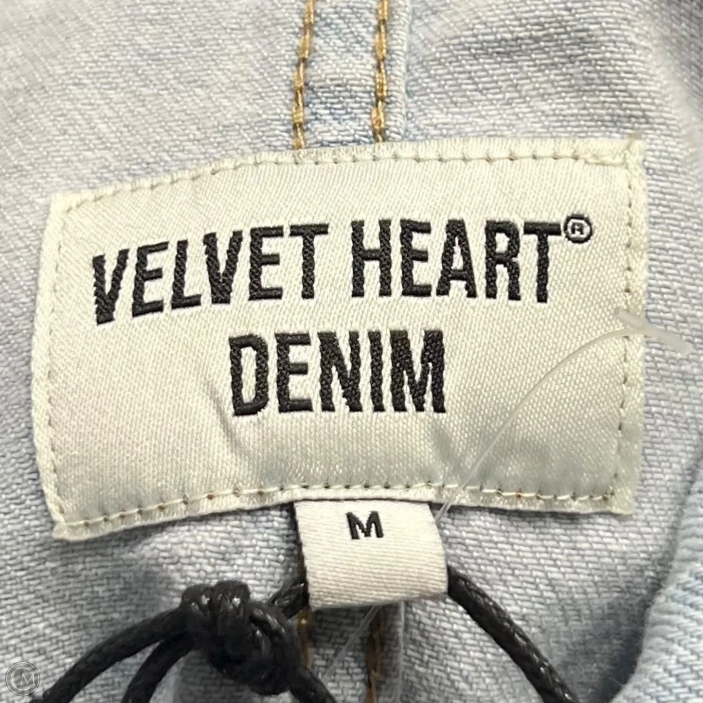 Jacket Denim By Velvet Heart In Blue Denim, Size: M