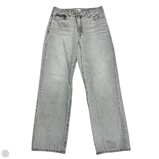 Jeans Straight By Madewell In Grey Denim, Size: 4