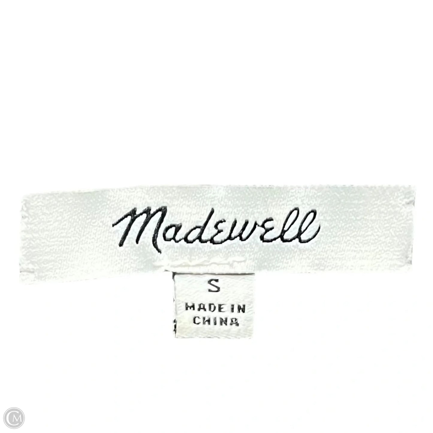 Sweater Short Sleeve By Madewell In Grey, Size: S