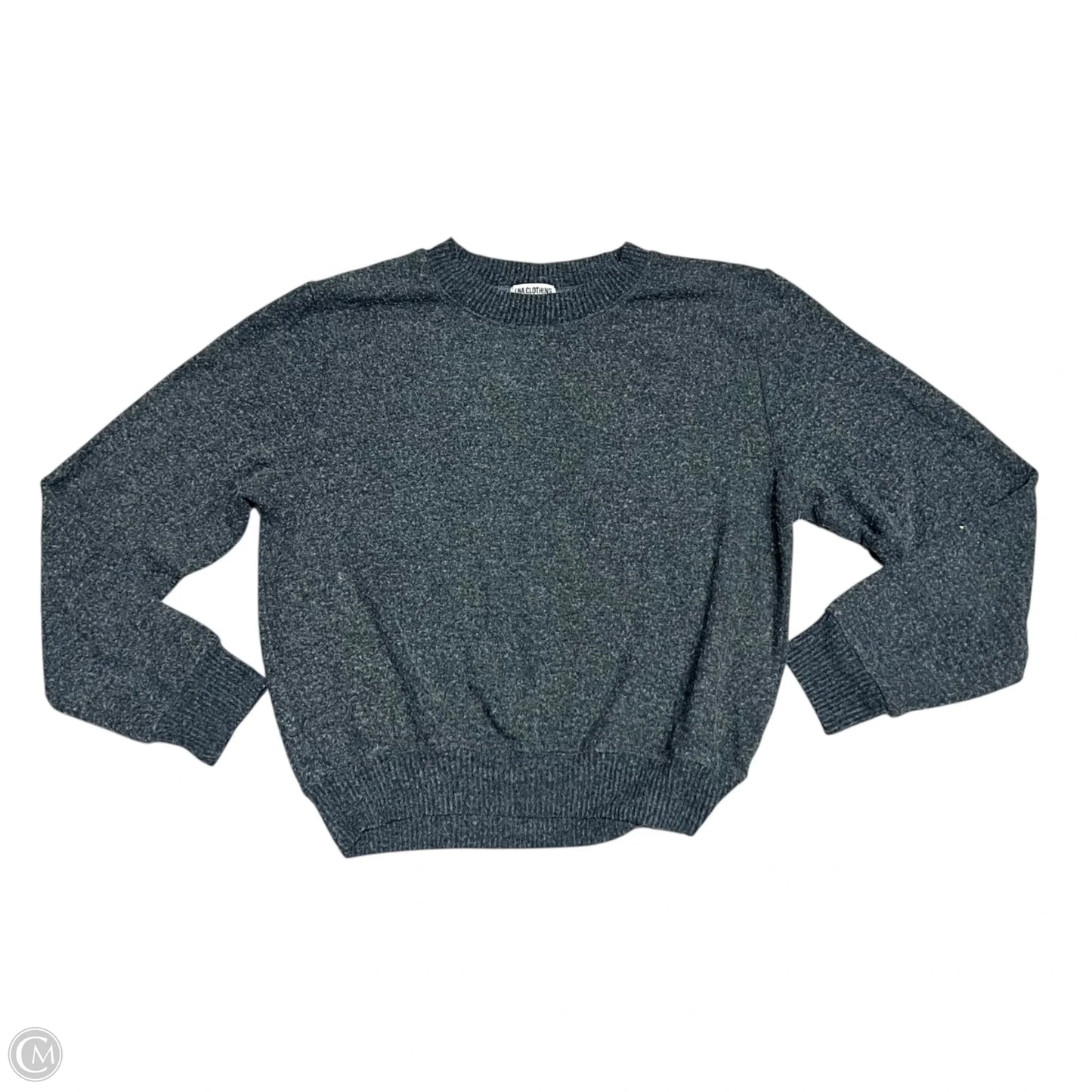 Sweatshirt Crewneck By Lna In Grey, Size: M