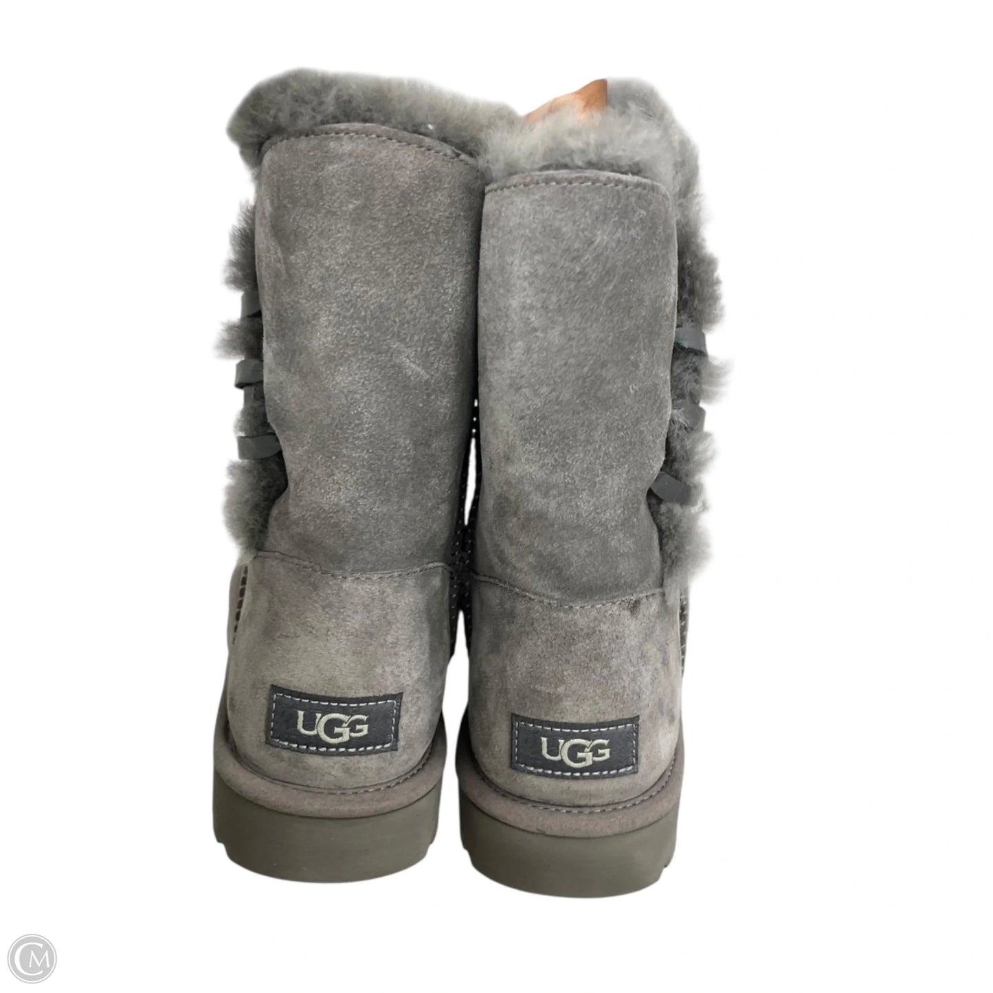 Boots Designer By Ugg In Grey, Size: 8