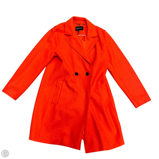 Coat Peacoat By Bcbgmaxazria In Orange, Size: L