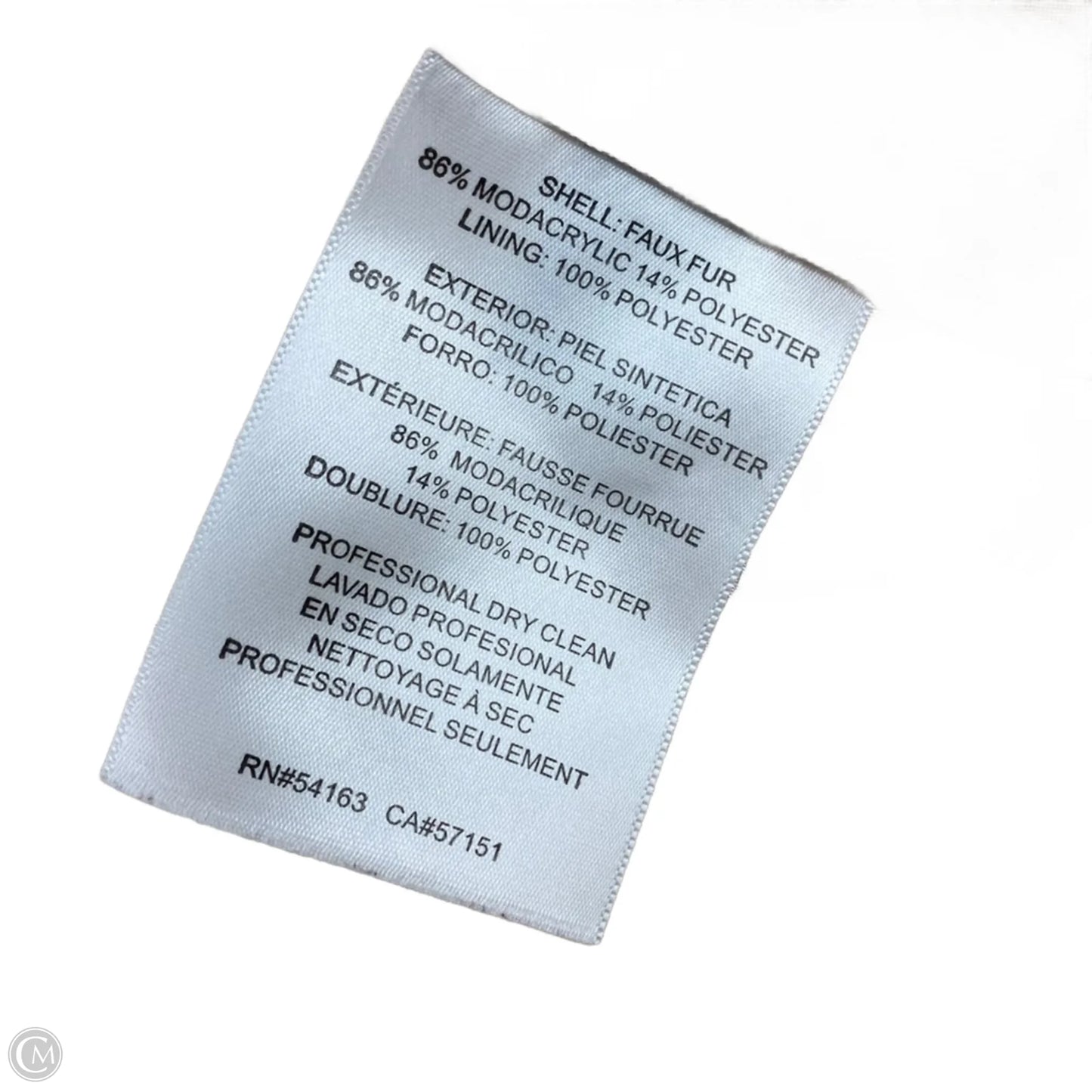 Coat Faux Fur & Sherpa By Eliza J In Cream, Size: Xl