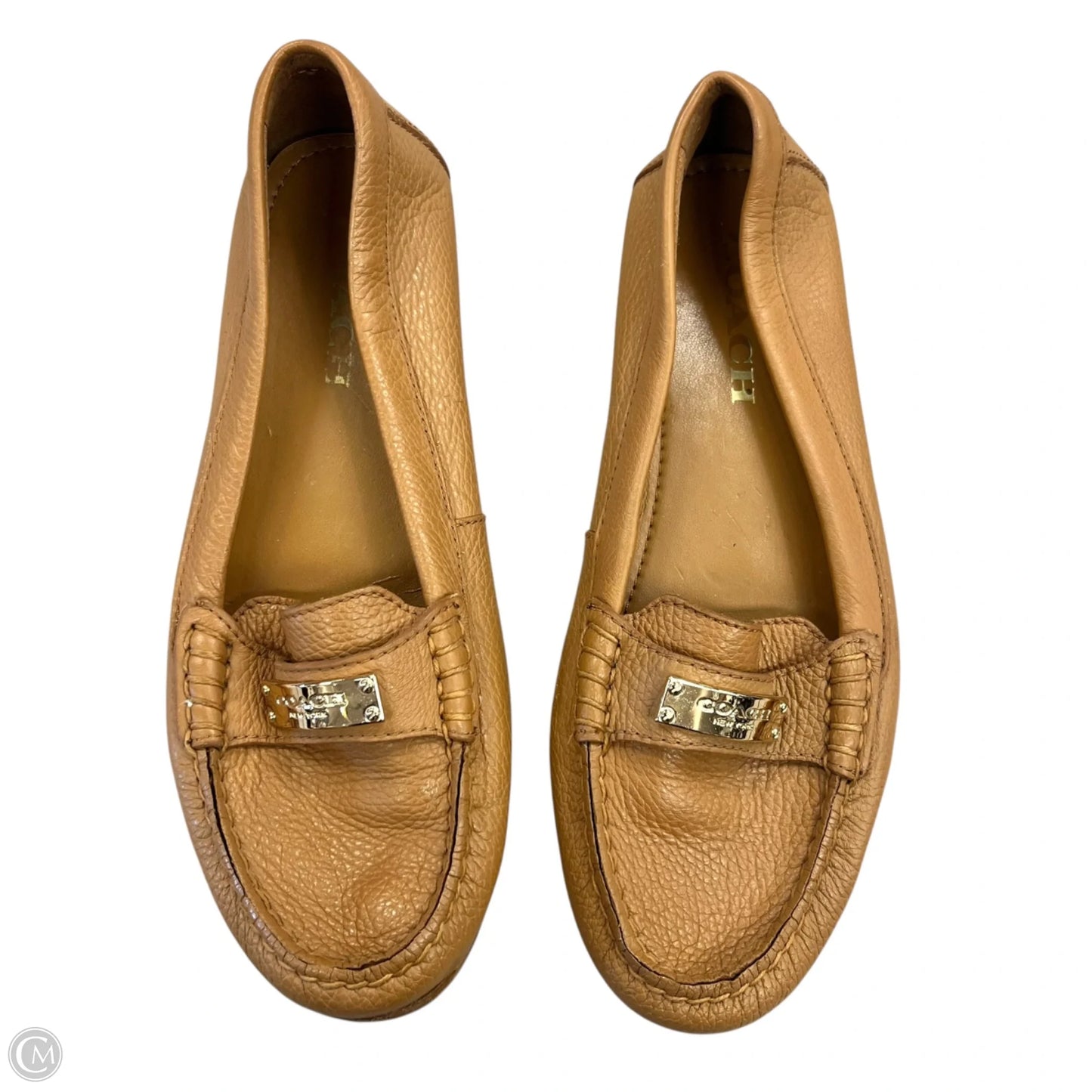 Shoes Designer By Coach In Tan, Size: 7