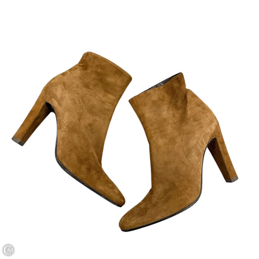 Boots Ankle Heels By Barneys Ny In Brown, Size: 7.5