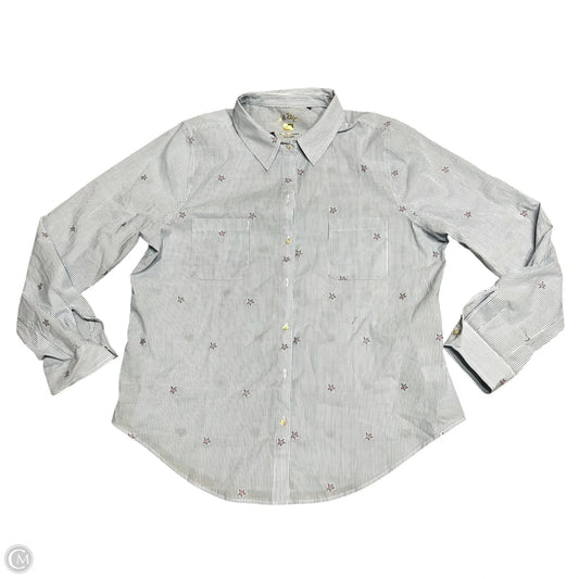 Top Long Sleeve Designer By Lilly Pulitzer In Blue, Size: Xl