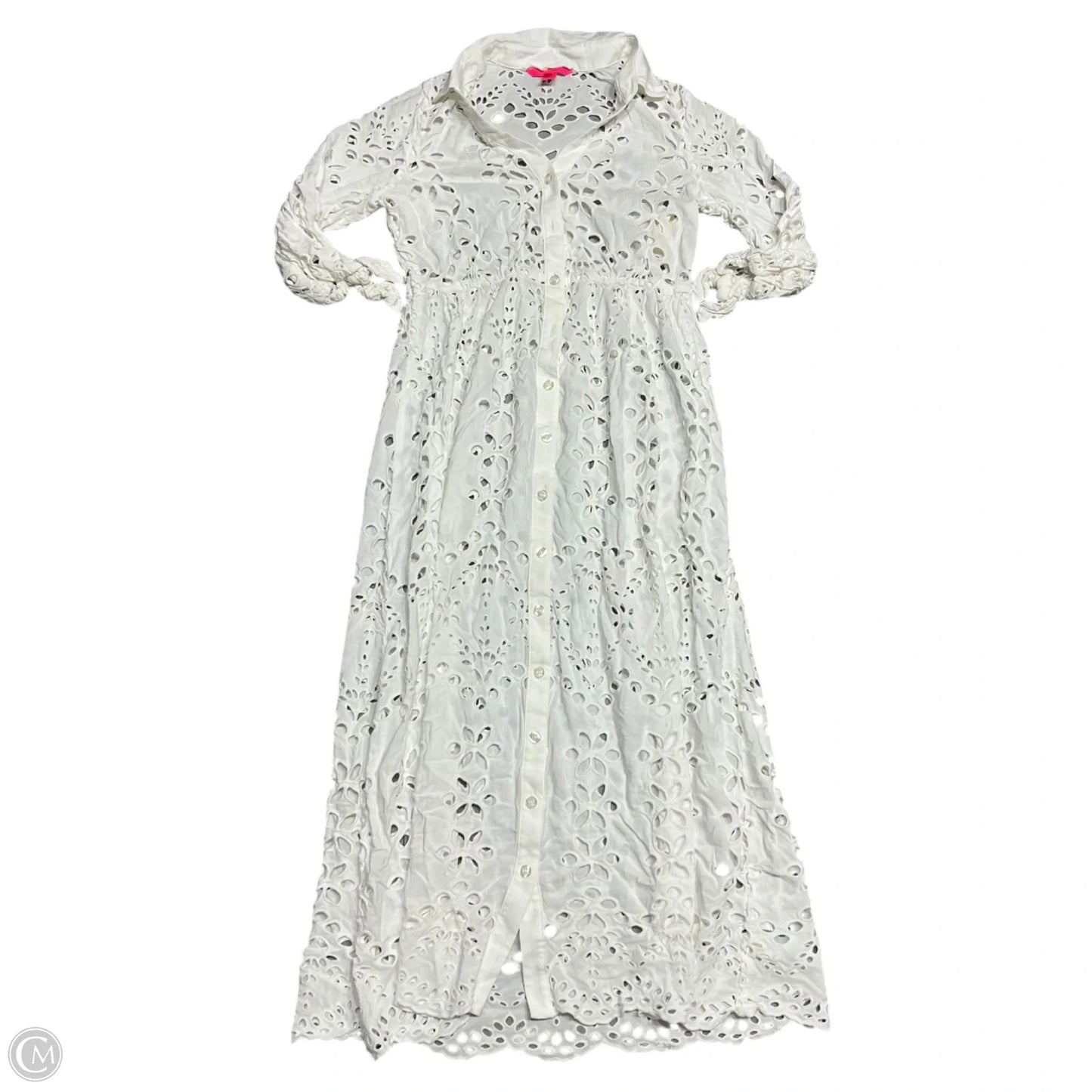 Dress Designer By Lilly Pulitzer In Cream, Size: M