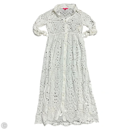 Dress Designer By Lilly Pulitzer In Cream, Size: M