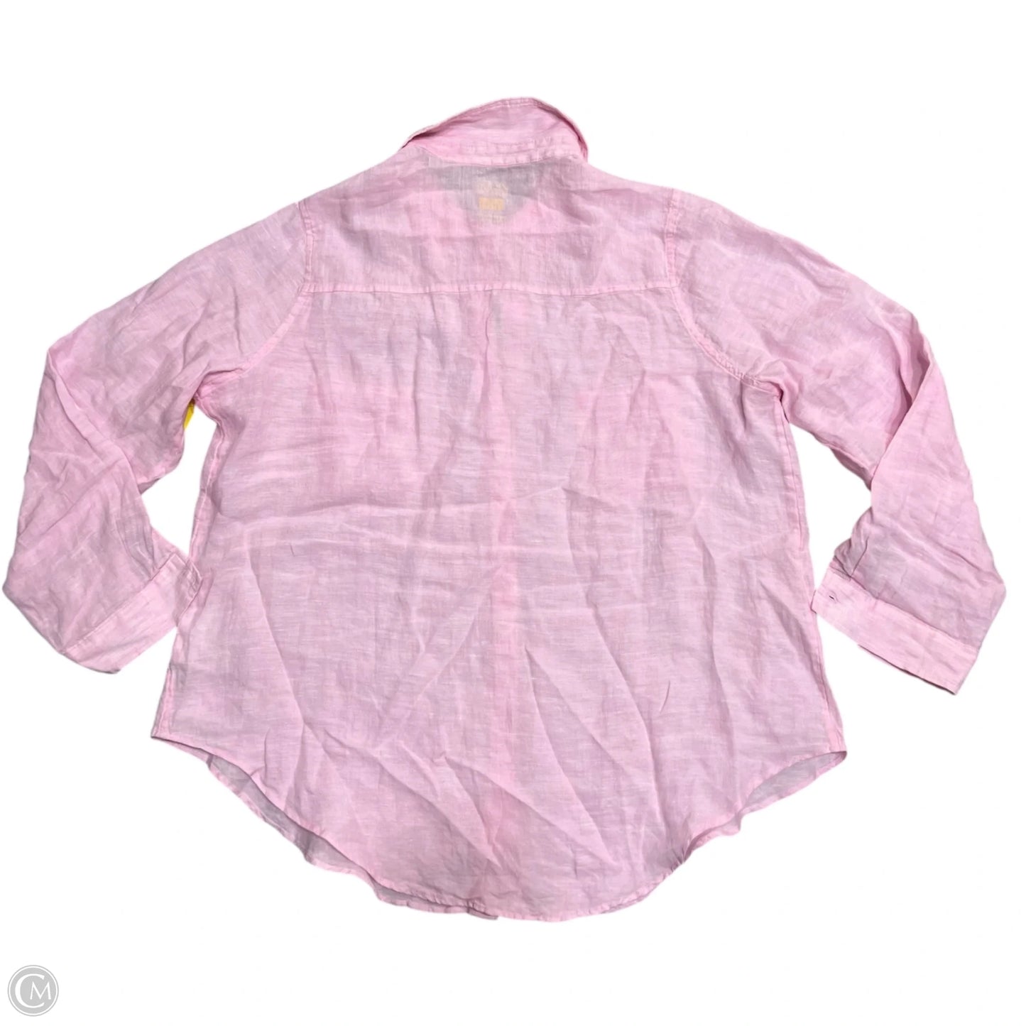 Top Long Sleeve Designer By Lilly Pulitzer In Pink, Size: Xxl