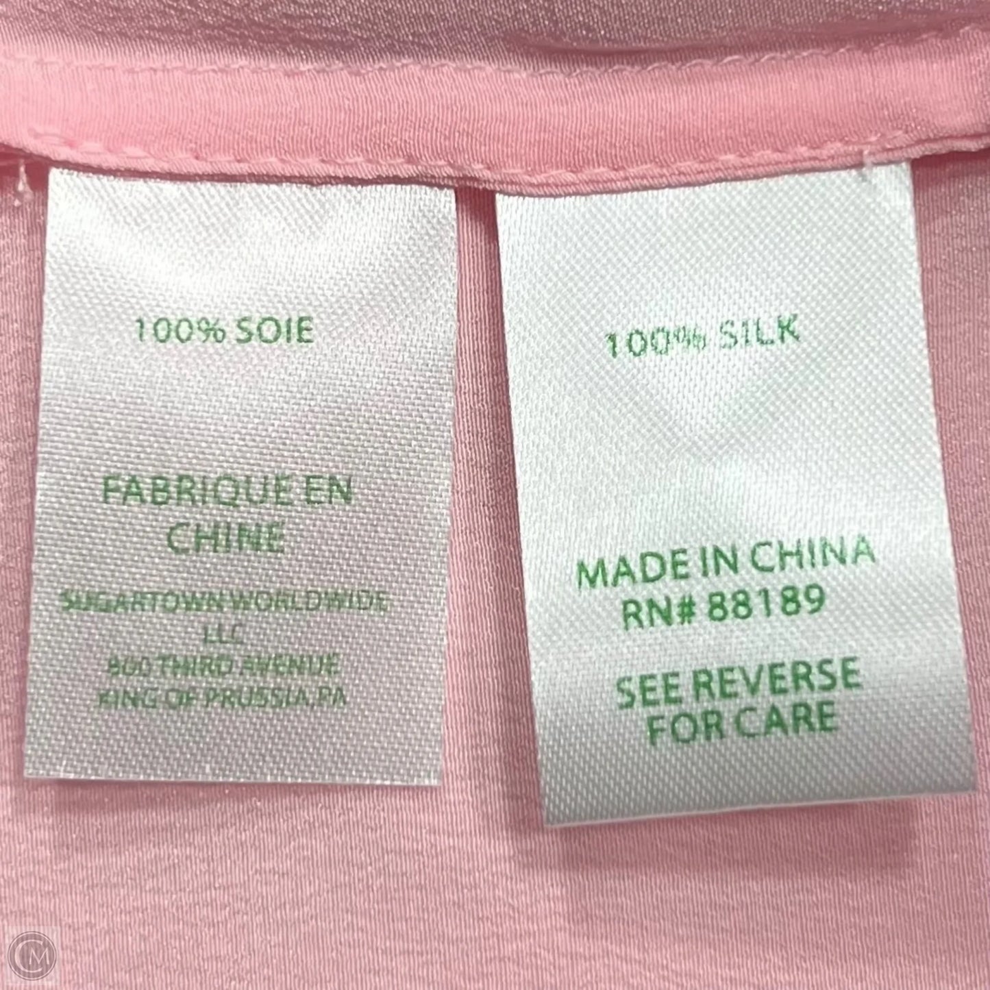 Top Long Sleeve Designer By Lilly Pulitzer In Peach, Size: L