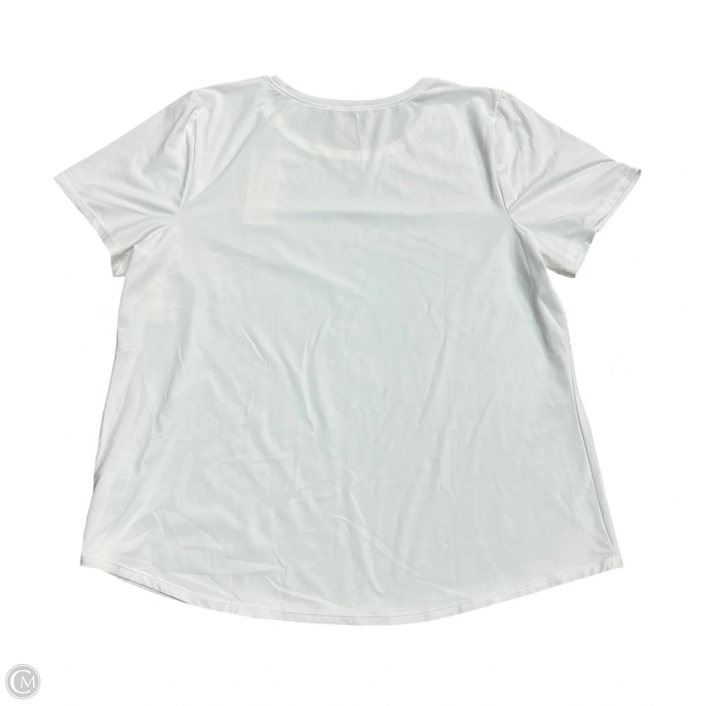 Top Short Sleeve Designer By Lilly Pulitzer In Cream, Size: Xl