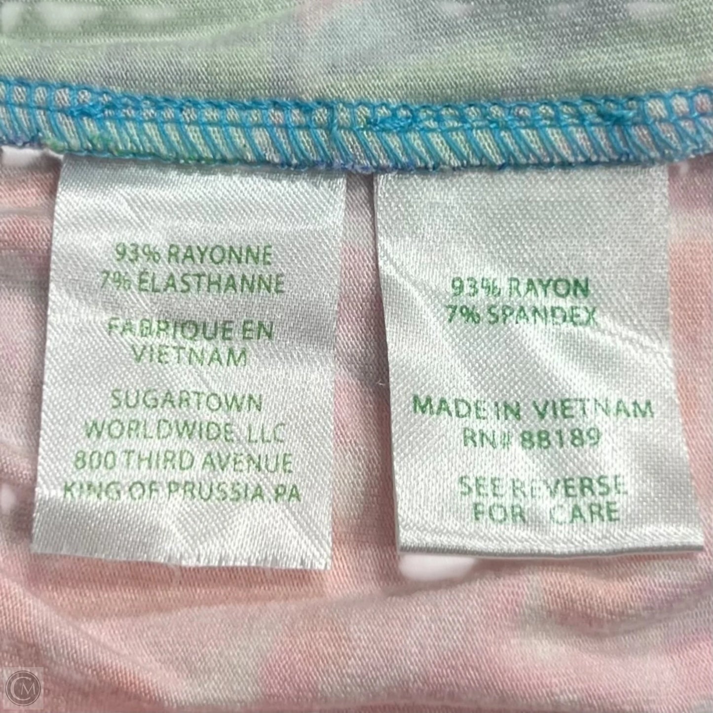 Romper Designer By Lilly Pulitzer In Blue & Orange, Size: Xl