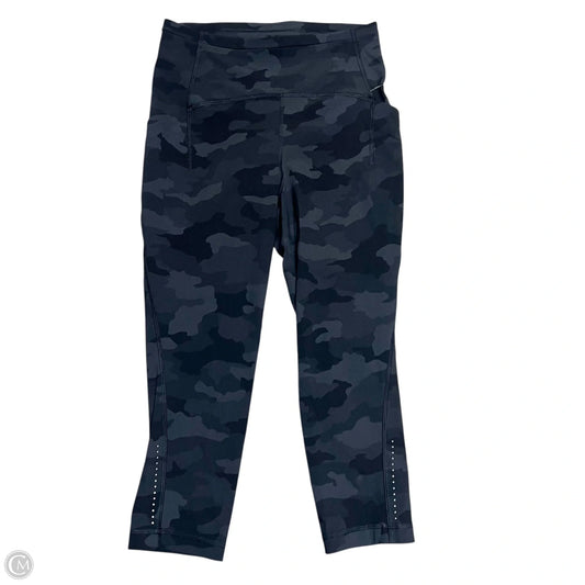 Athletic Capris By Lululemon In Camouflage Print, Size: S