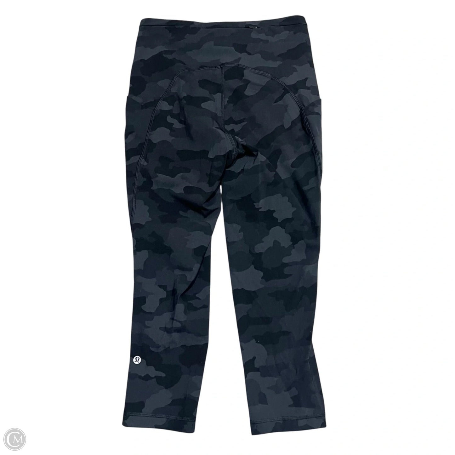 Athletic Capris By Lululemon In Camouflage Print, Size: S