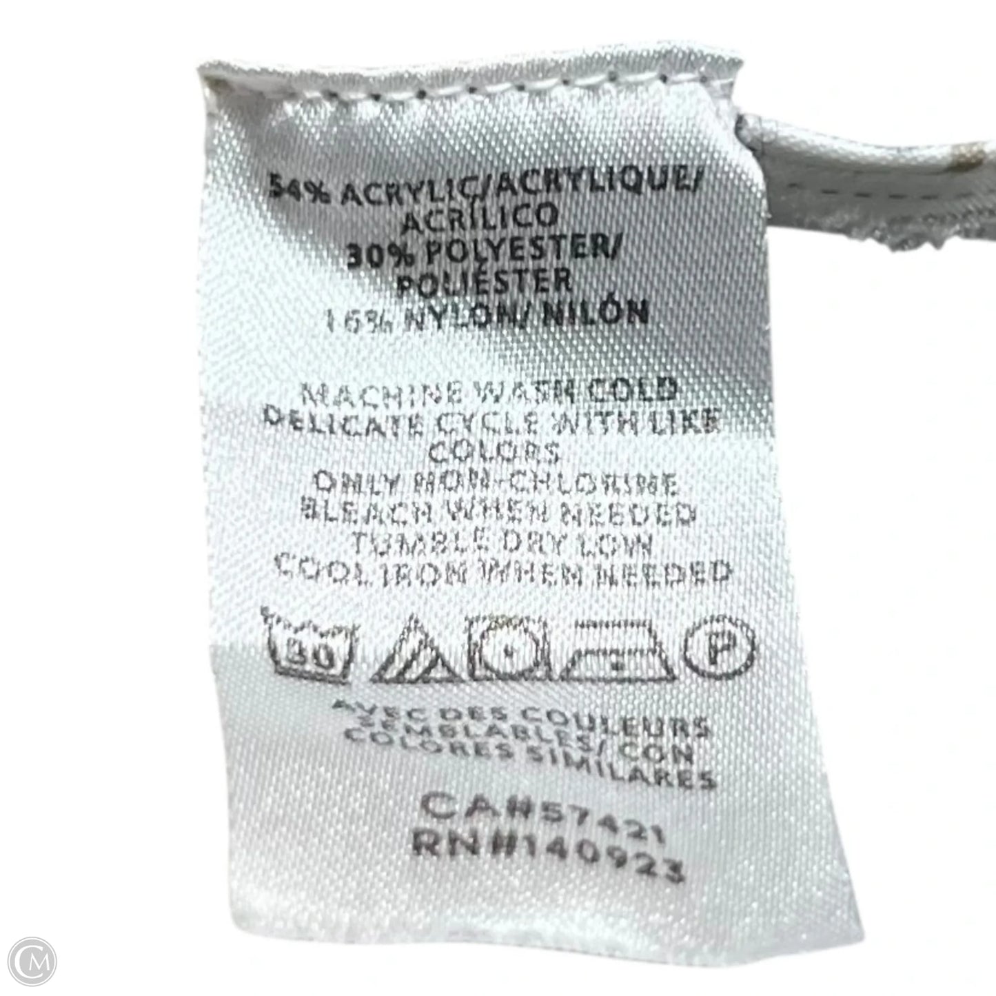 Dress Sweater By Ann Taylor In Cream & Grey, Size: Xs