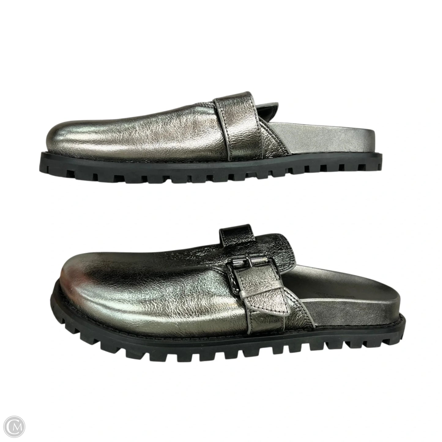 Shoes Flats By Michael By Michael Kors In Silver, Size: 8