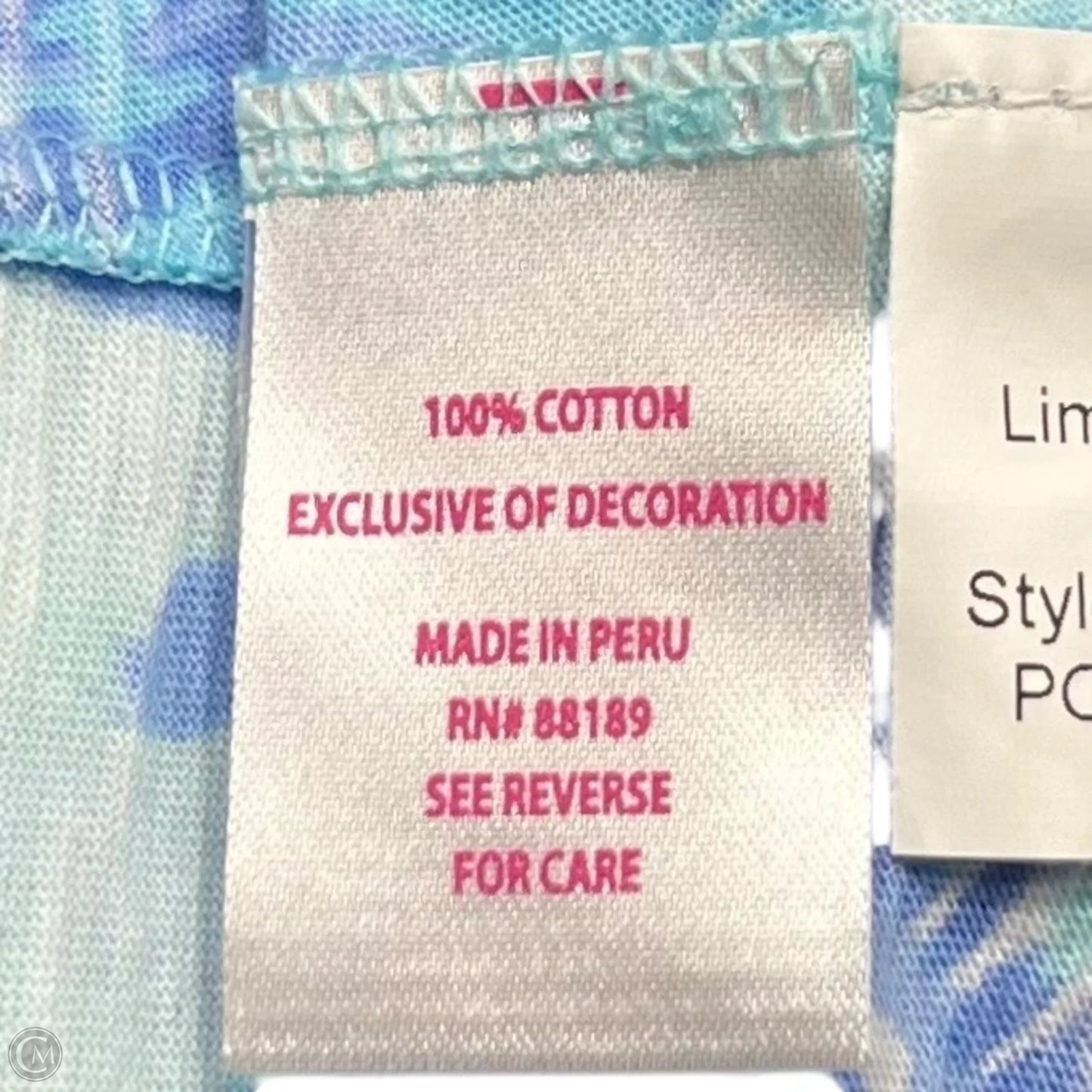 Top Sleeveless Designer By Lilly Pulitzer In Blue, Size: M