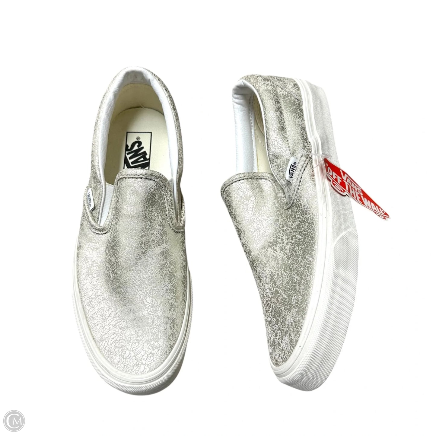 Shoes Sneakers By Vans In Gold, Size: 10.5